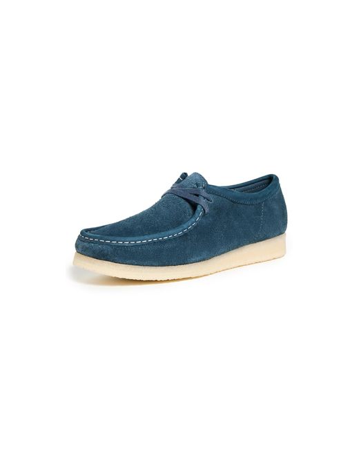 Clarks Blue Wallabee Shoes for men