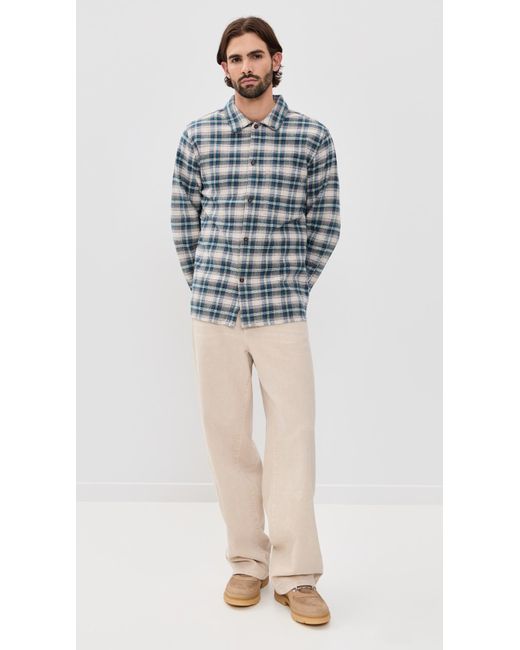 Rhythm Blue Sur Flannel for men