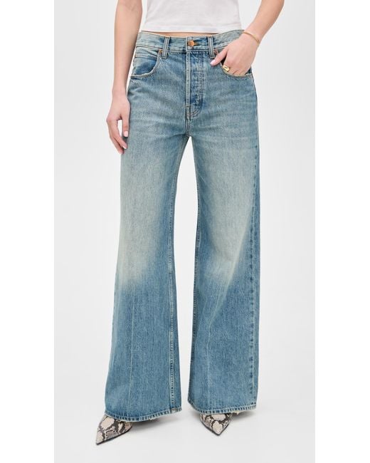 Jamie Haller Blue The Lax Wide Jeans