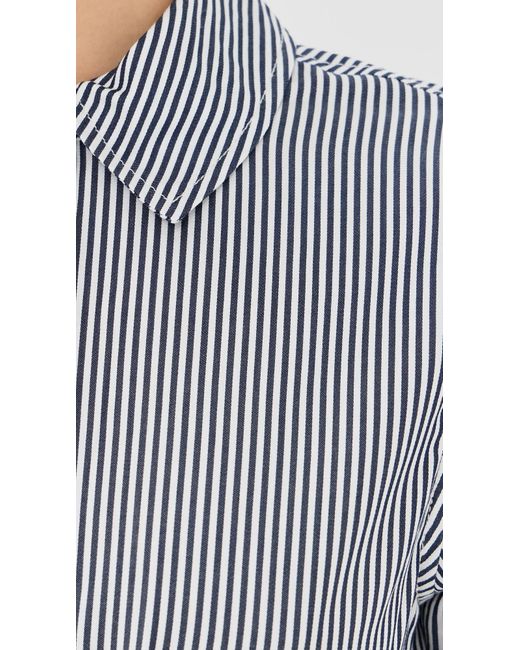 Jonathan Simkhai Blue Harlowe Combo Dress