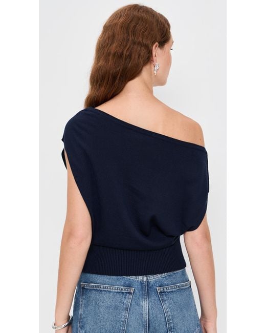 Ramy Brook Blue Chet Sweater