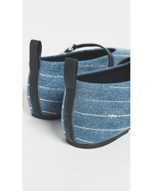 Rag & Bone Blue Spire Mary Jane Flats