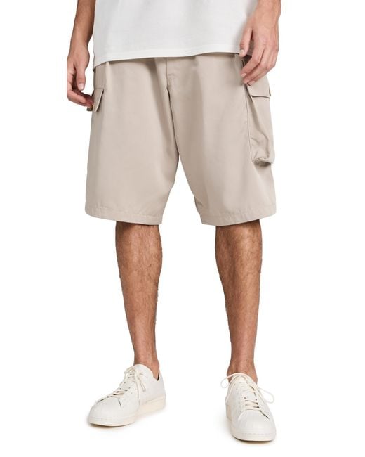 Y-3 Natural Twi Shorts Cay Brown . for men