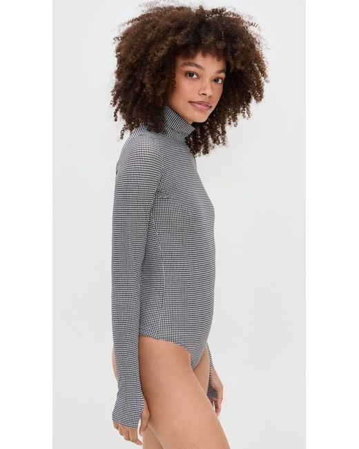 Commando Multicolor Classic Turtleneck Thong Bodysuit