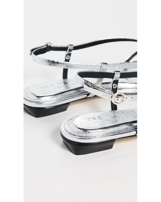 Rag & Bone Black Giselle Strappy Thong Sandals