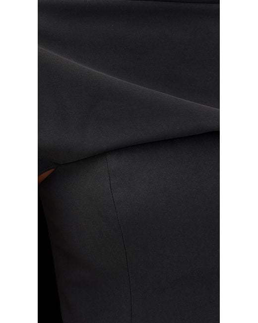 Line & Dot Black Scout Drape Top