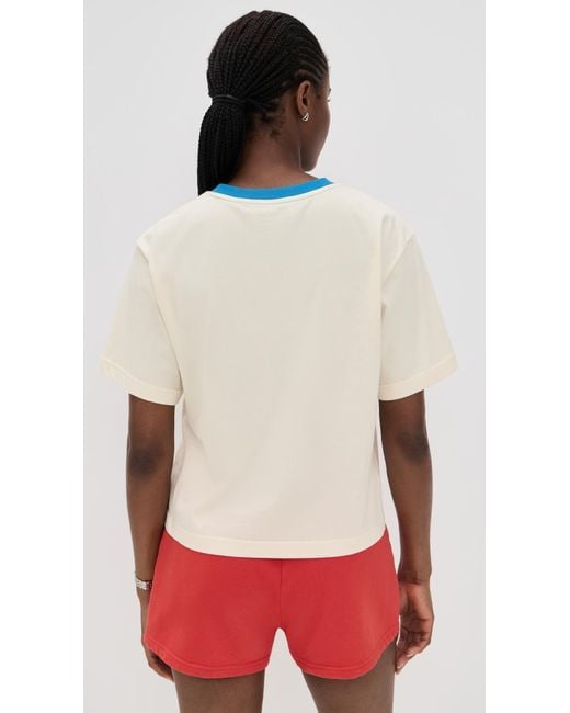 Le Bos Red Rory Ringer Tee