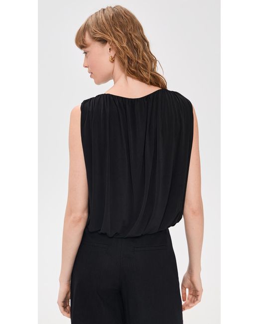 Vince Black Bubble Top