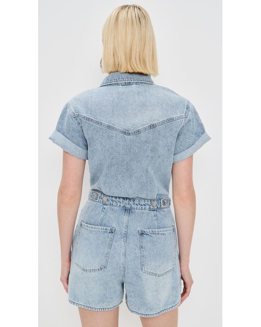 DAZE Blue Topanga Romper