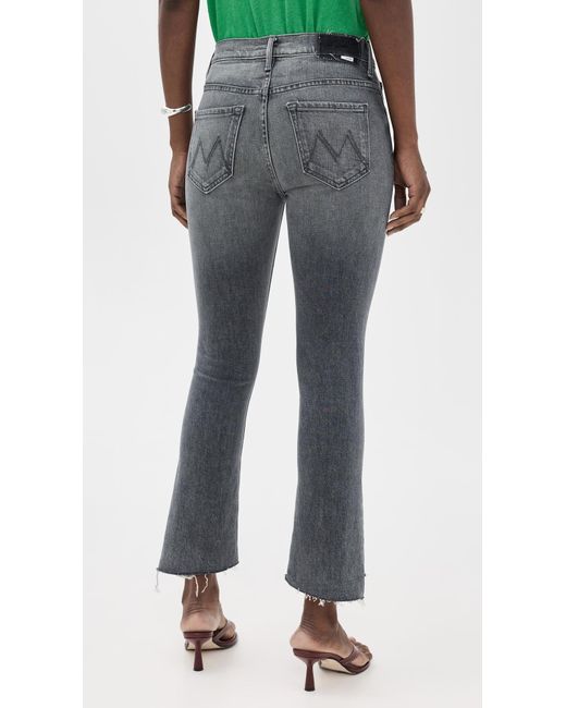 Mother Blue Insider Crop Step Chew Jeans