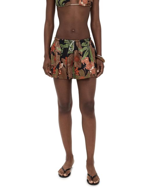 Fe Noel Black Bubble Mini Skirt