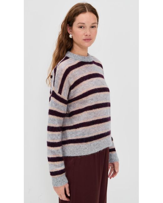 Madewell Red Striped Pullover Sweater