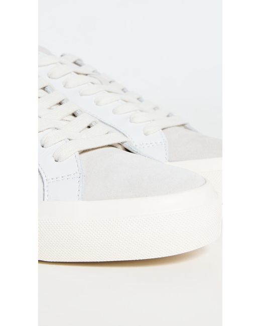 Vince White Fulton Leather Sneakers for men