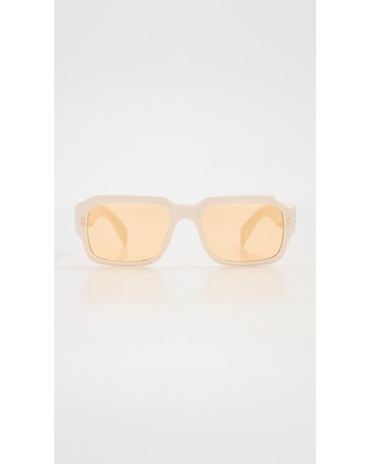 Aire White Pluto Sunglasses