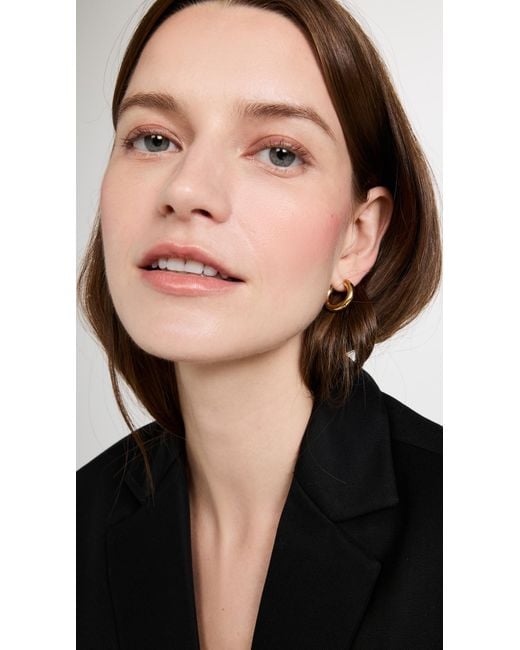 Gorjana Metallic Lou Hoops