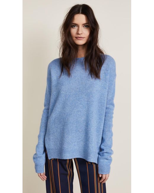 Acne Blue Deniz Wool Sweater