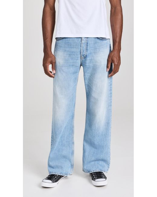 Acne Blue 2021 Loose Fit Jeans for men