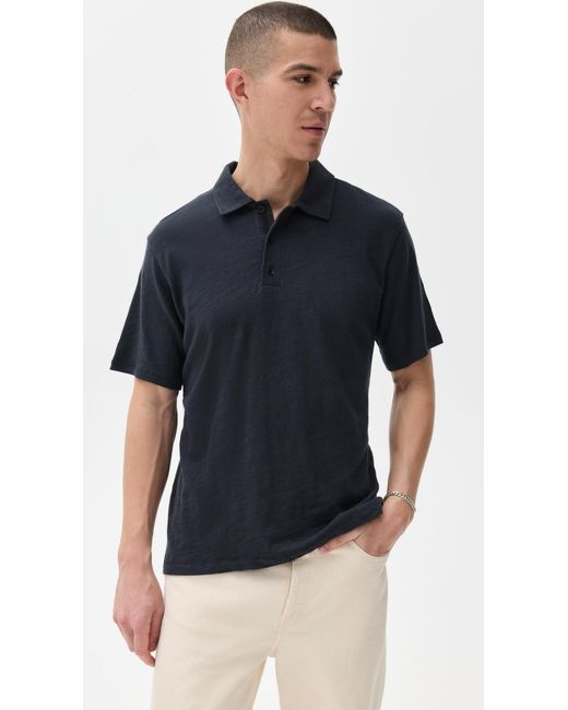 Rag & Bone Blue Classic Flame Polo for men