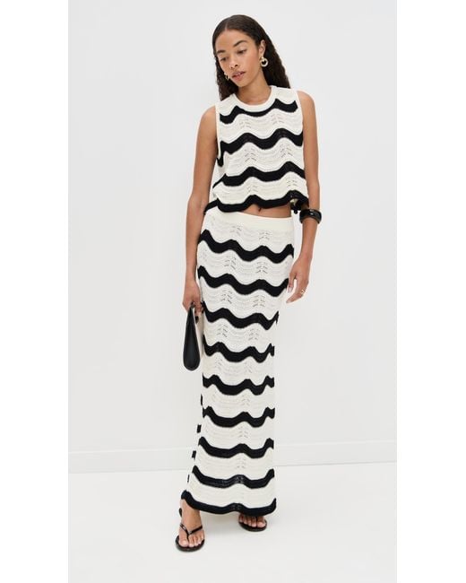 LaDoubleJ Black Chevron Top