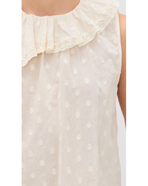 Ulla Johnson Blue Thalia Top