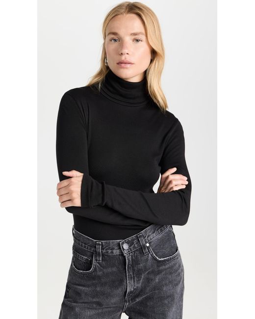 Splendid Black Classic Turtleneck