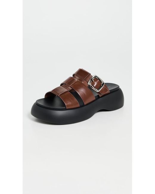 INTENTIONALLY ______ Brown Nell Sandals