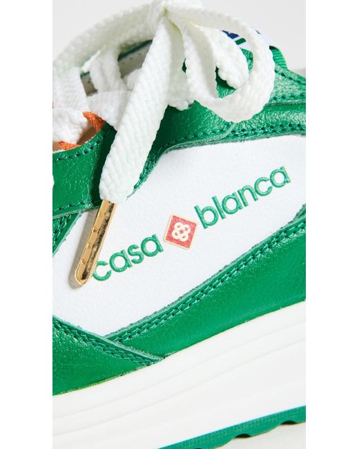 Casablancabrand Green Tennis Court Sneakers
