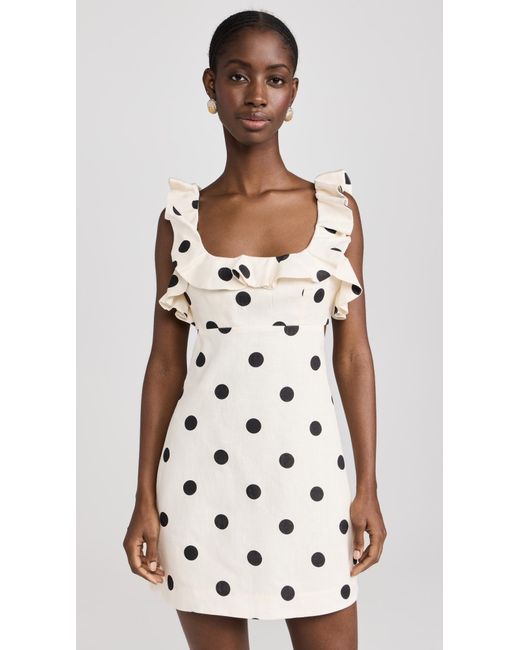 ワンピース Zimmermann SS25 CRUSH FRILL MINI DRESS (5731DR251 PIF) ZIMMERMANN - Crush Frill mini dress | Leam Roma - Luxury