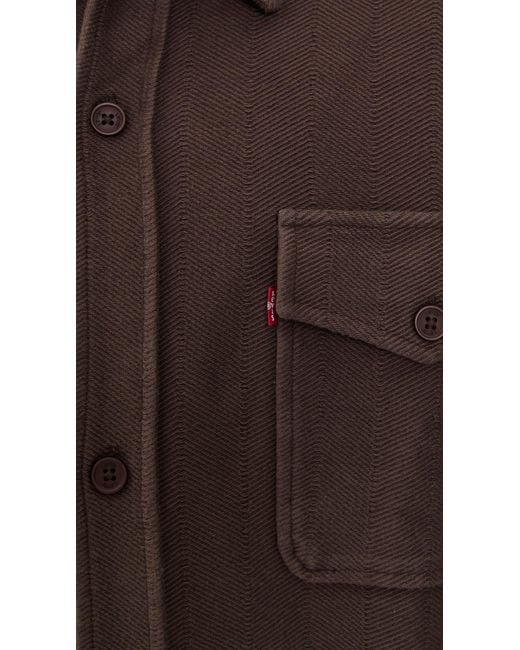 Levi's Brown Bayview Soft Worker Sweatshirt for men