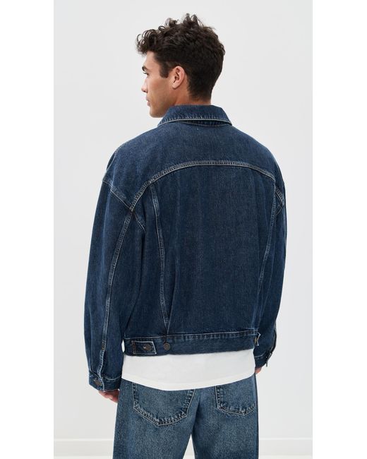 Agolde Blue Stefano Jean Jacket for men