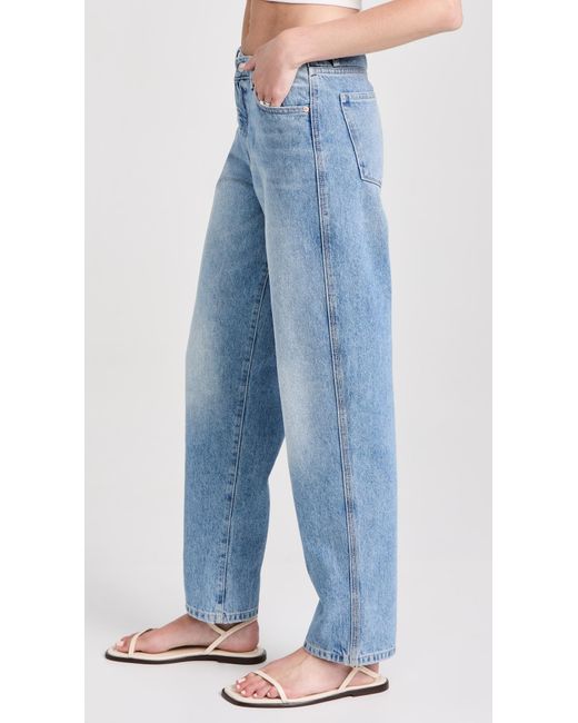 DL1961 Blue Thea Boyfriend Relaxed Tapered Jeans