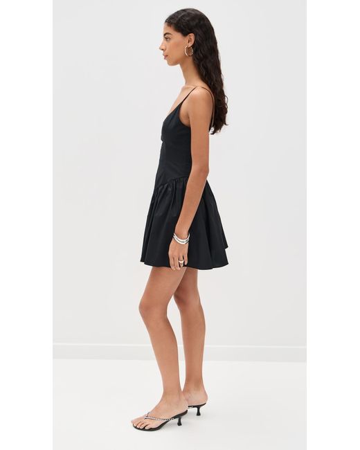 black stern mini dress from staud STAUD Stern jersey mini dress