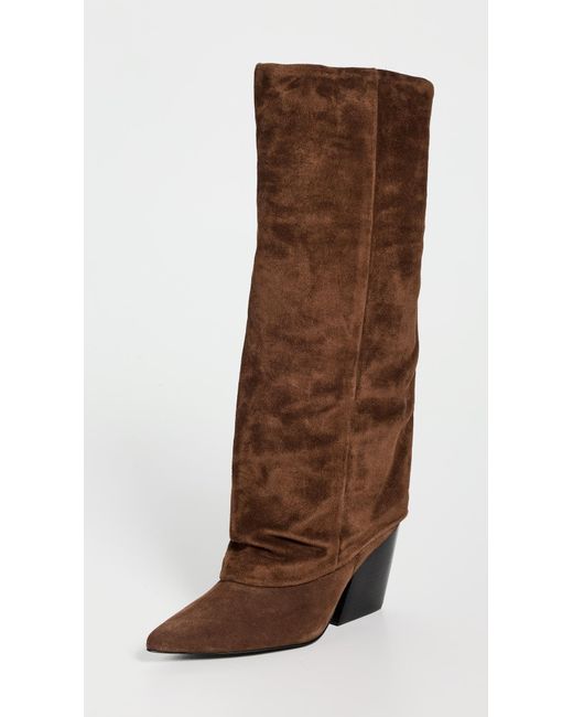Black Suede Studio Brown Nev Boots