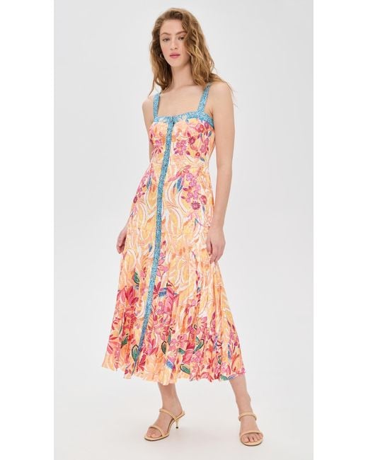 Saloni Pink Karen Dress