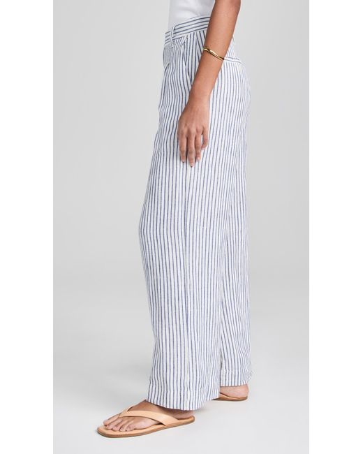 Madewell White The Harlow Wide Leg Pants