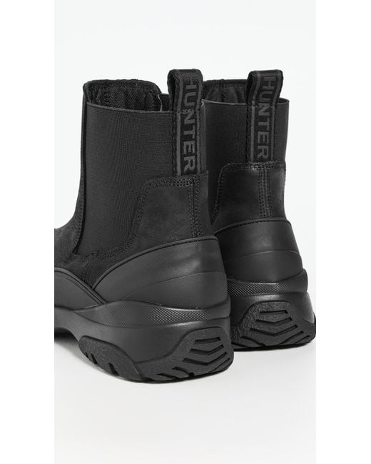 Hunter Black Landon Boots for men