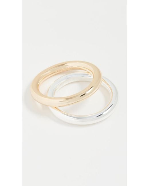 Shashi White Remix Ring Set