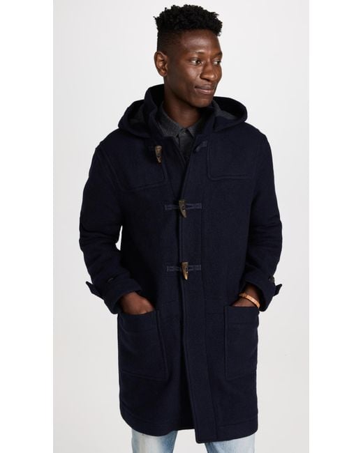 PS by Paul Smith Blue Duffle Coat for men