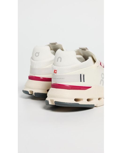 On Shoes White Cloudnova 2 Sneakers