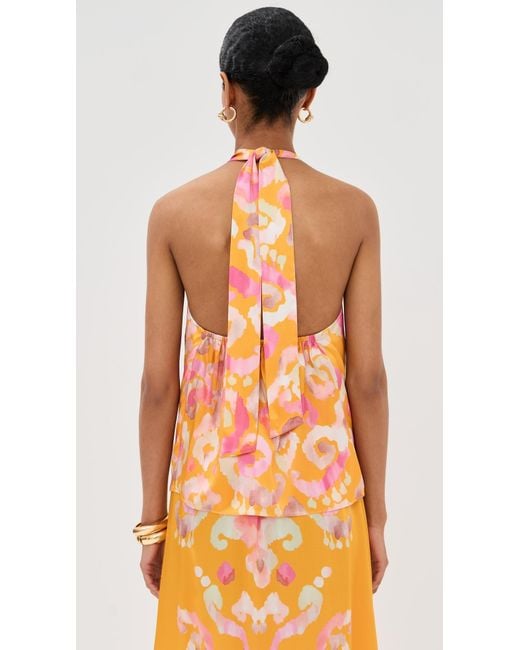 Figue Orange Florentine Top