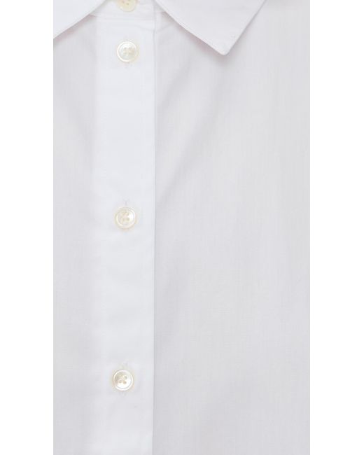 Anine Bing White Essie Shirt