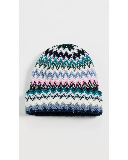 Missoni Blue Striped Beanie