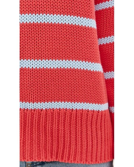 La Ligne Red Marina Sweater