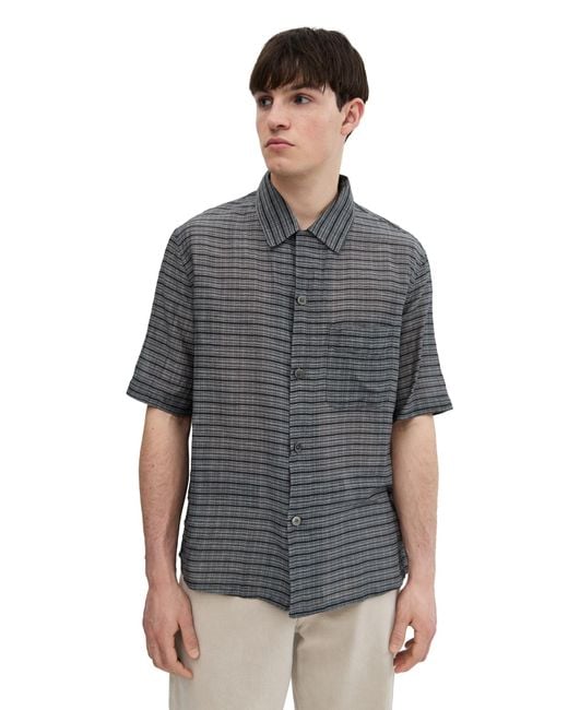 Our Legacy Heusen Shirt Short Sleeve in Black for Men | Lyst