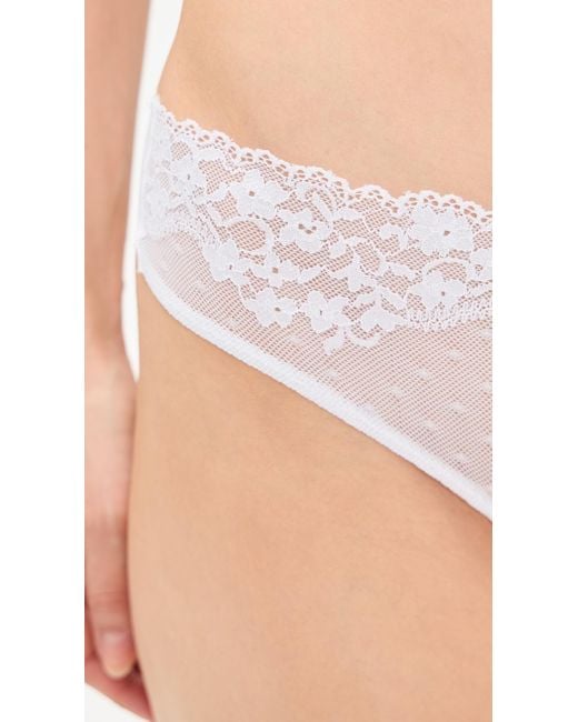 Commando Pink Double Take Lace Thong