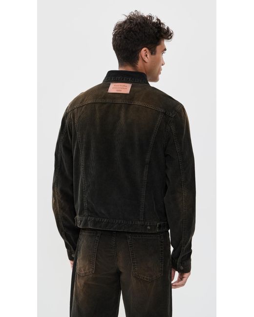 Acne Black Rye U Corduroy Jacket for men