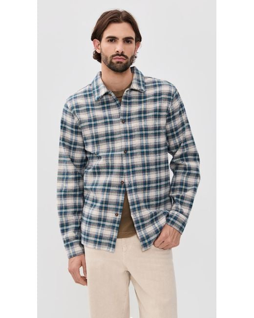 Rhythm Blue Sur Flannel for men