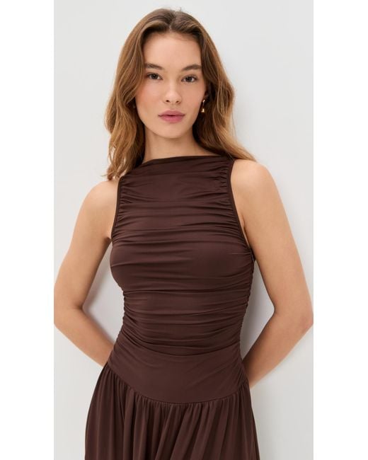Nia Clea Dress in Brown | Lyst Canada Nia Clea Dress in Brown | Lyst Canada