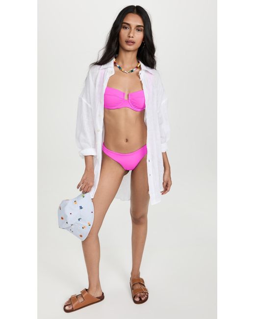 LSPACE Pink Sandy Bikini Bottoms