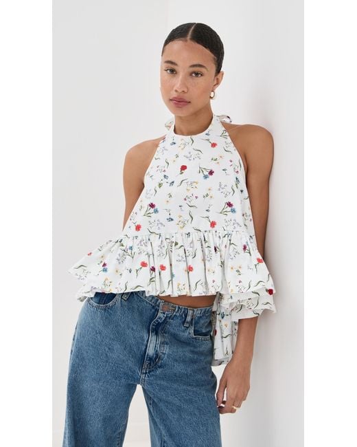 Azeeza White Winston Top